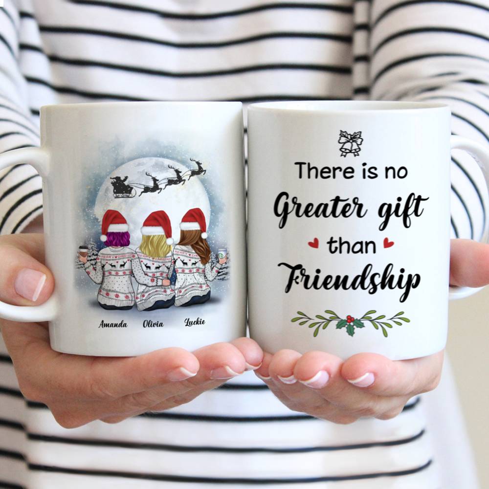 Personalized Mug - Christmas Moon - There Is No Greater Gift Than Friendship (2)