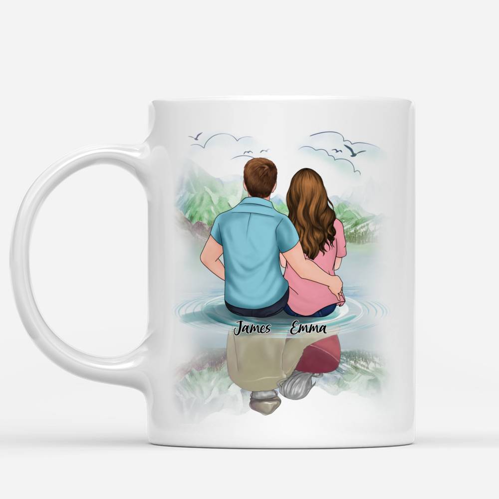 Custom Couple Coffee Mug - My Heart Is Wherever You Are_1