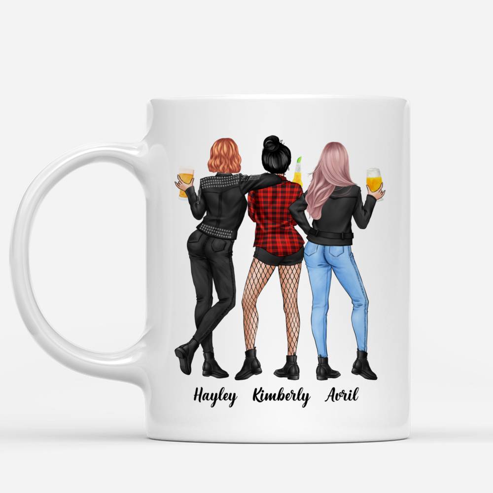 Personalized Mug - Rock Chicks - You Rock My World - Up to 4 Ladies_1