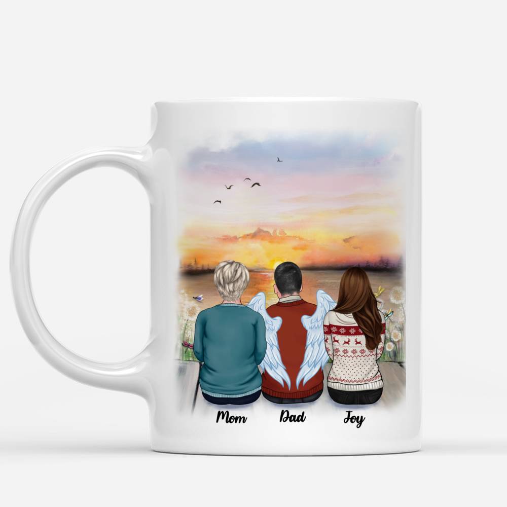 Personalized Mug - Memorial Mug - Sunset - You Left My World, But Never My Heart_1