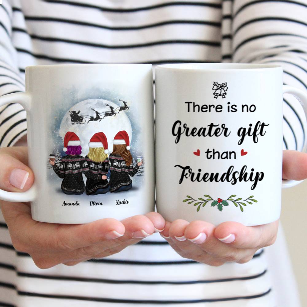 Personalized Mug - Christmas Moon - There Is No Greater Gift Than Friendship (3)