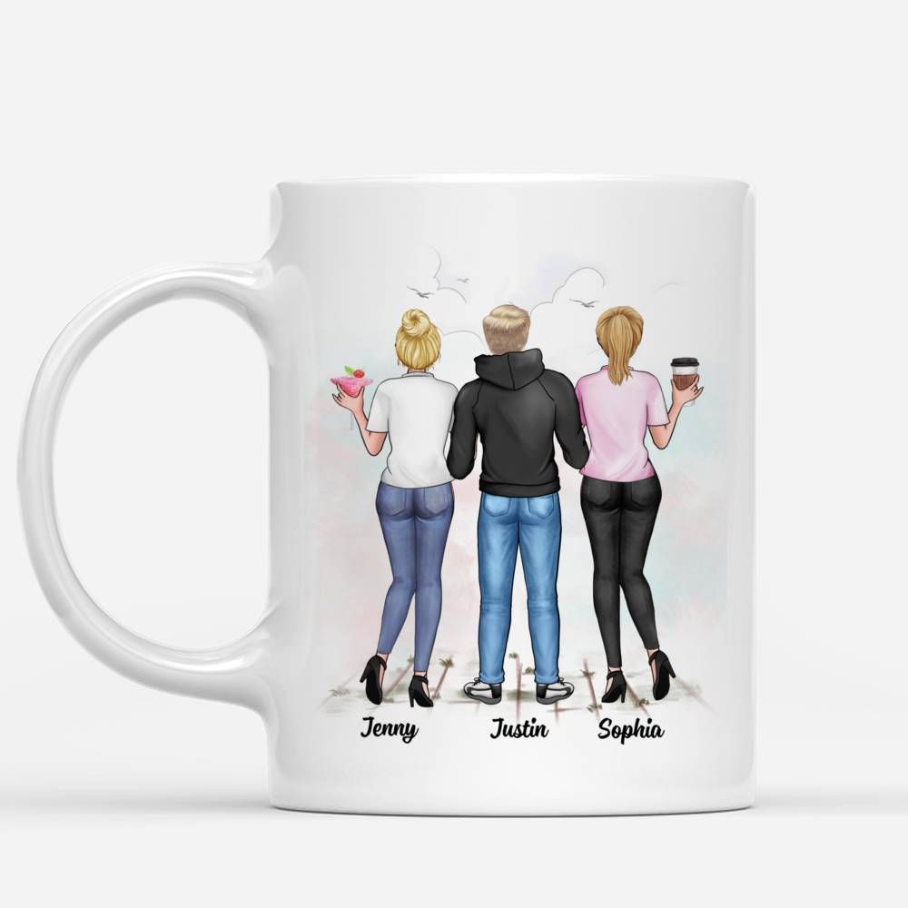 Personalized Mug - Family - Bro&Sis - Being sister and brother means being there for each other (3501-3017)_1