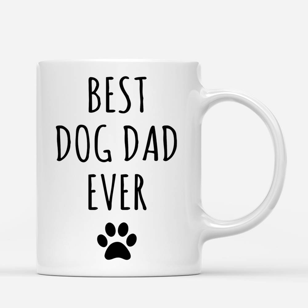 Man and Dogs - Best Dog Dad Ever | Personalized Mugs | Gossby_2