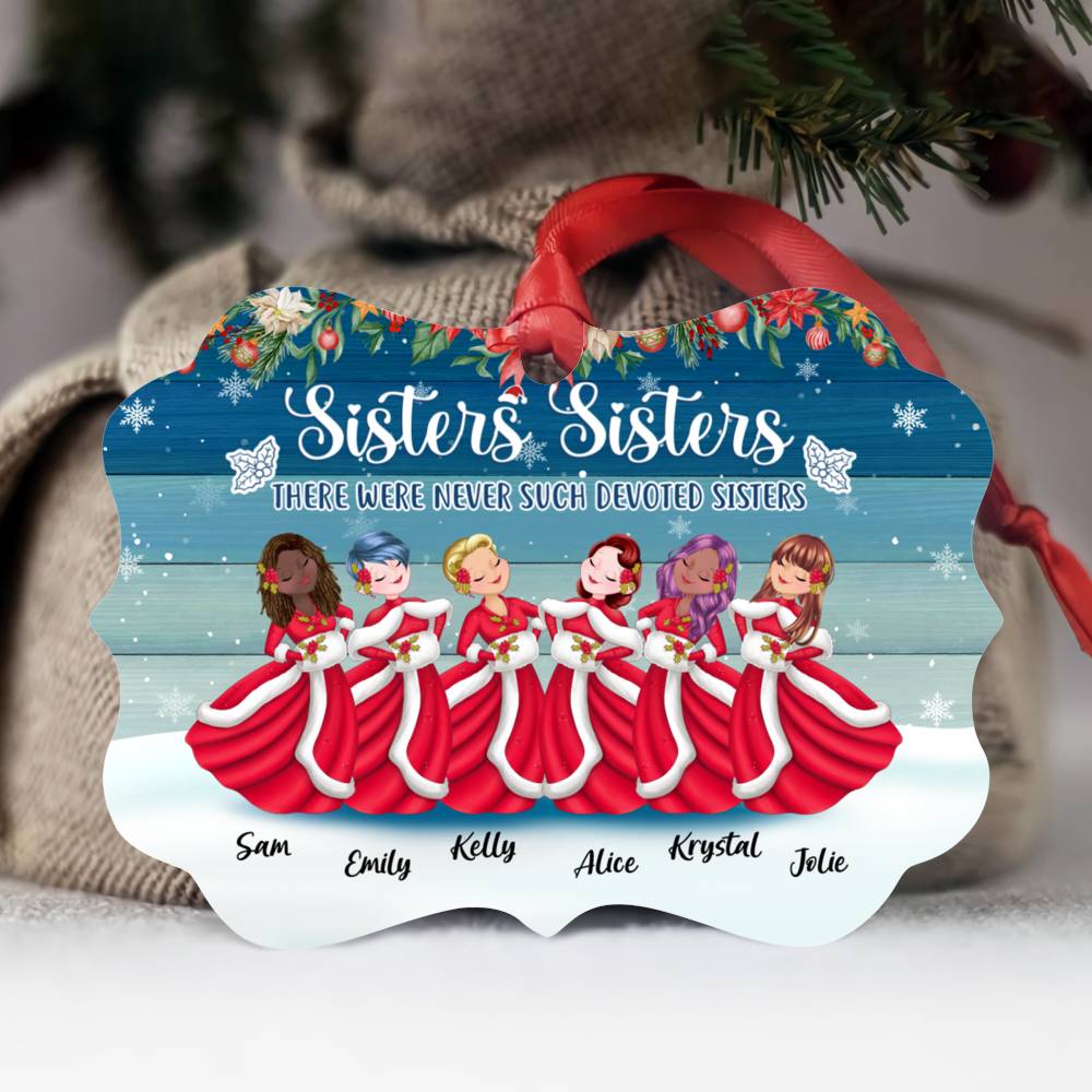 Personalized Ornament - Christmas Ornament - Sisters and Friends Christmas_2