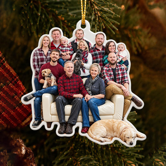 Family Photo Cut-Out Ornament