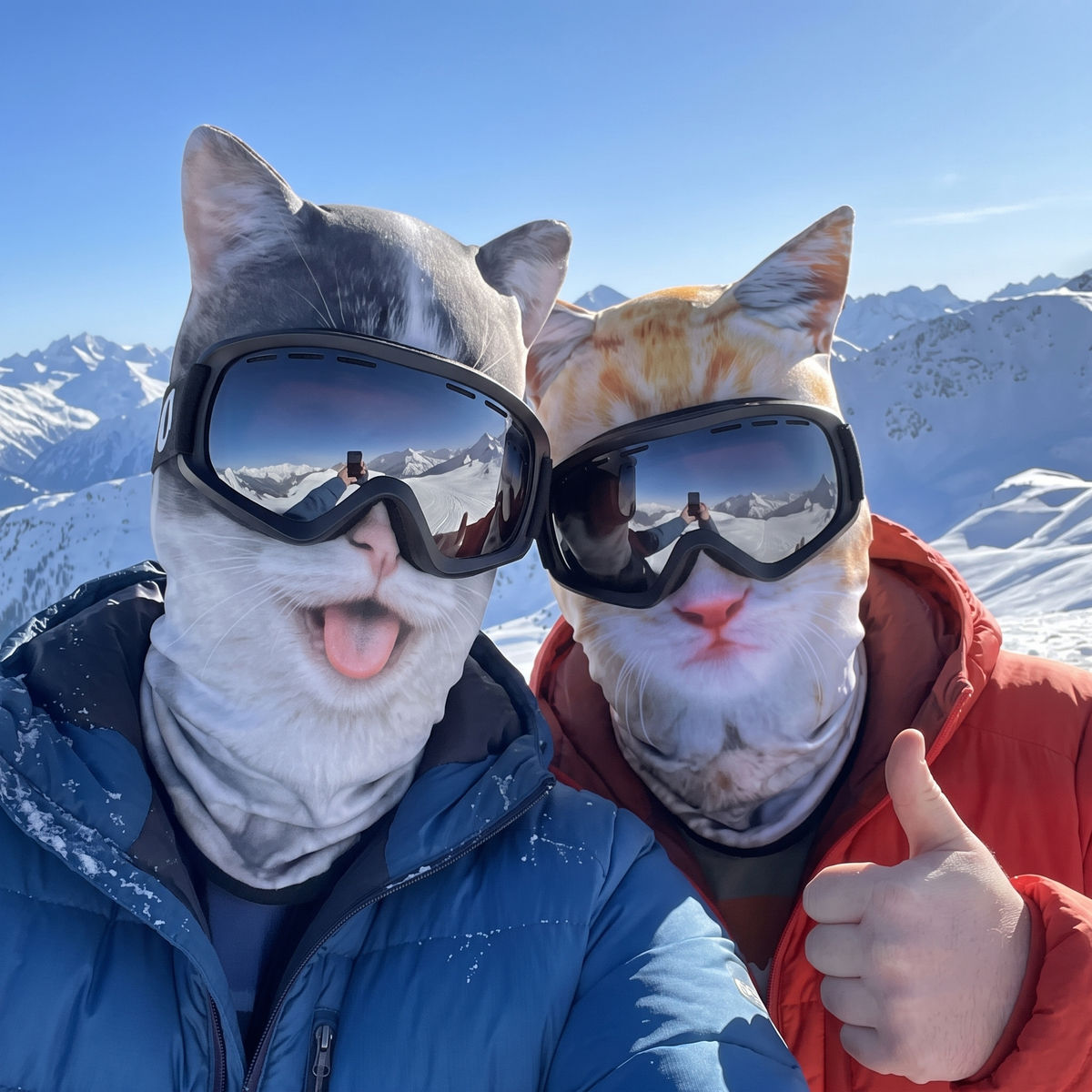 Funny Ski Mask Balaclava - 3D Printed Animal Face Mask for Skiing Snowboarding - Windproof Winter Thermal Hood Neck Warmer for Men & Women - Personalized Photo Balaclava_1
