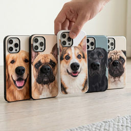Personalized Photo Dog Nose Squishy Phone Case - Custom Real Dog Nose Print Shockproof Cover, Unique Interactive Dog Lover Gift_9