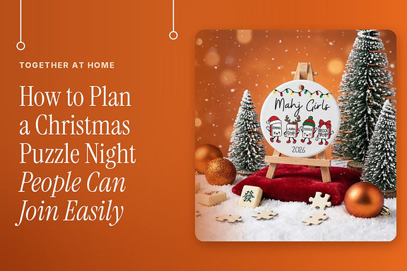 How to Plan a Christmas Puzzle Night People Can Join Easily