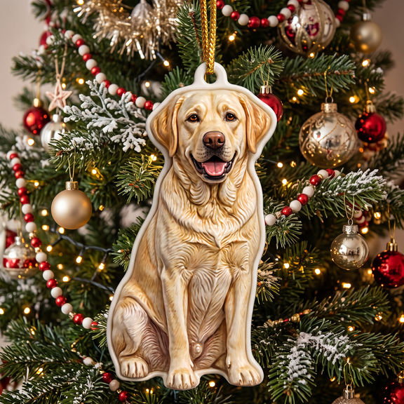 Custom Photo Ornament, Raised 3D