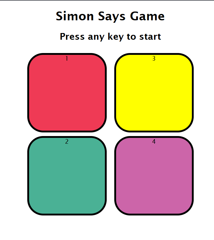 Simon Says Game