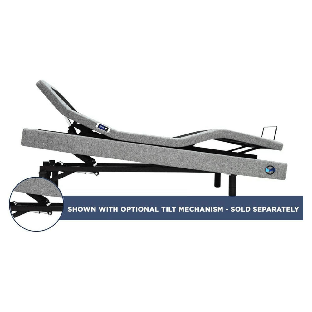 Side view of the Glideaway Odessa adjustable bed frame