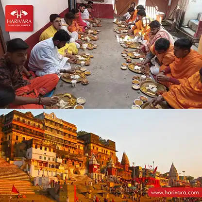 Brahman Bhoj (Annadanam) in Kashi