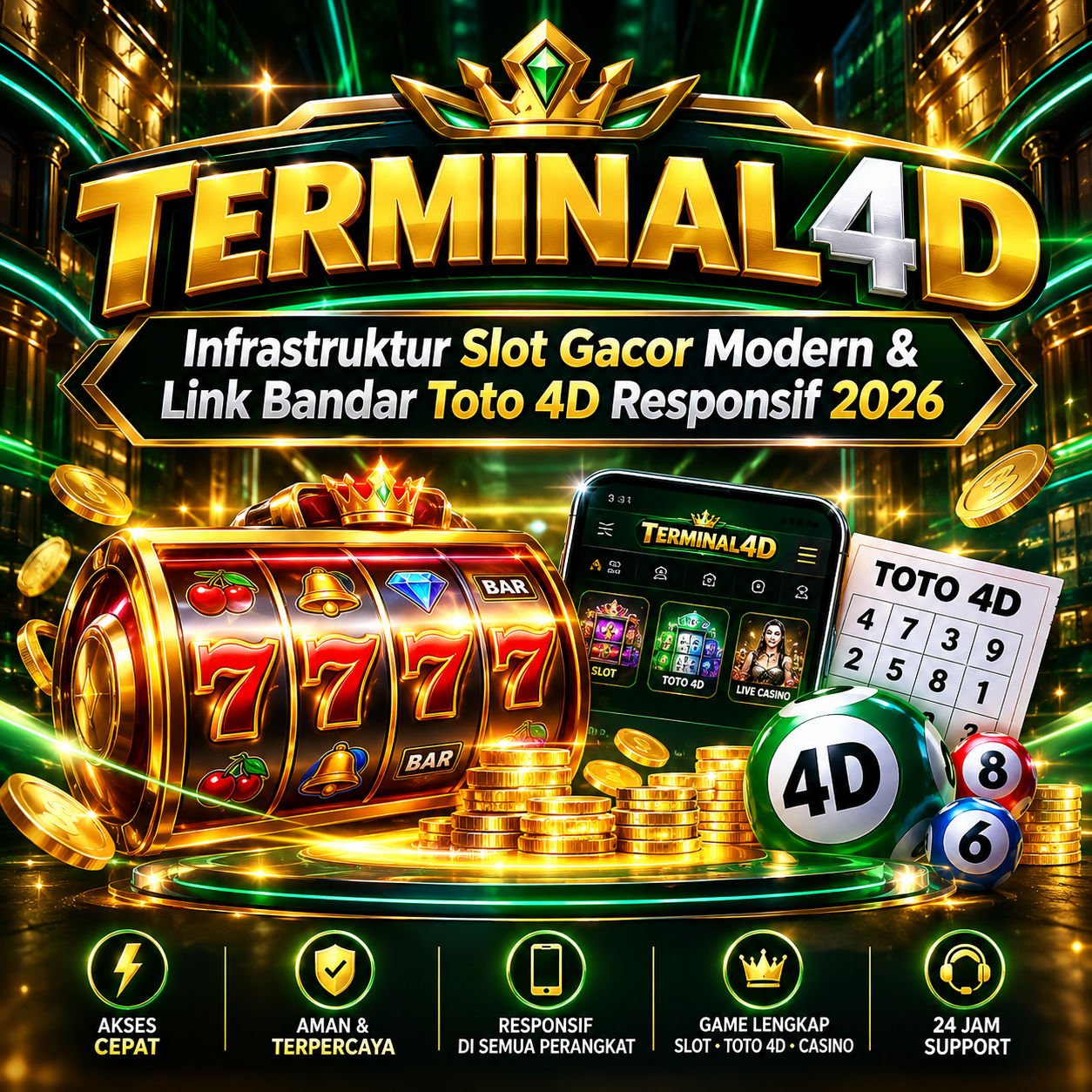 TERMINAL4D | Infrastruktur Slot Gacor Modern & Link Bandar Toto 4D Responsif 2026