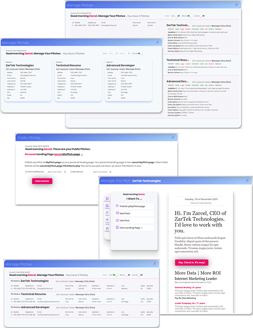 Win projects. Use My Pitch .org