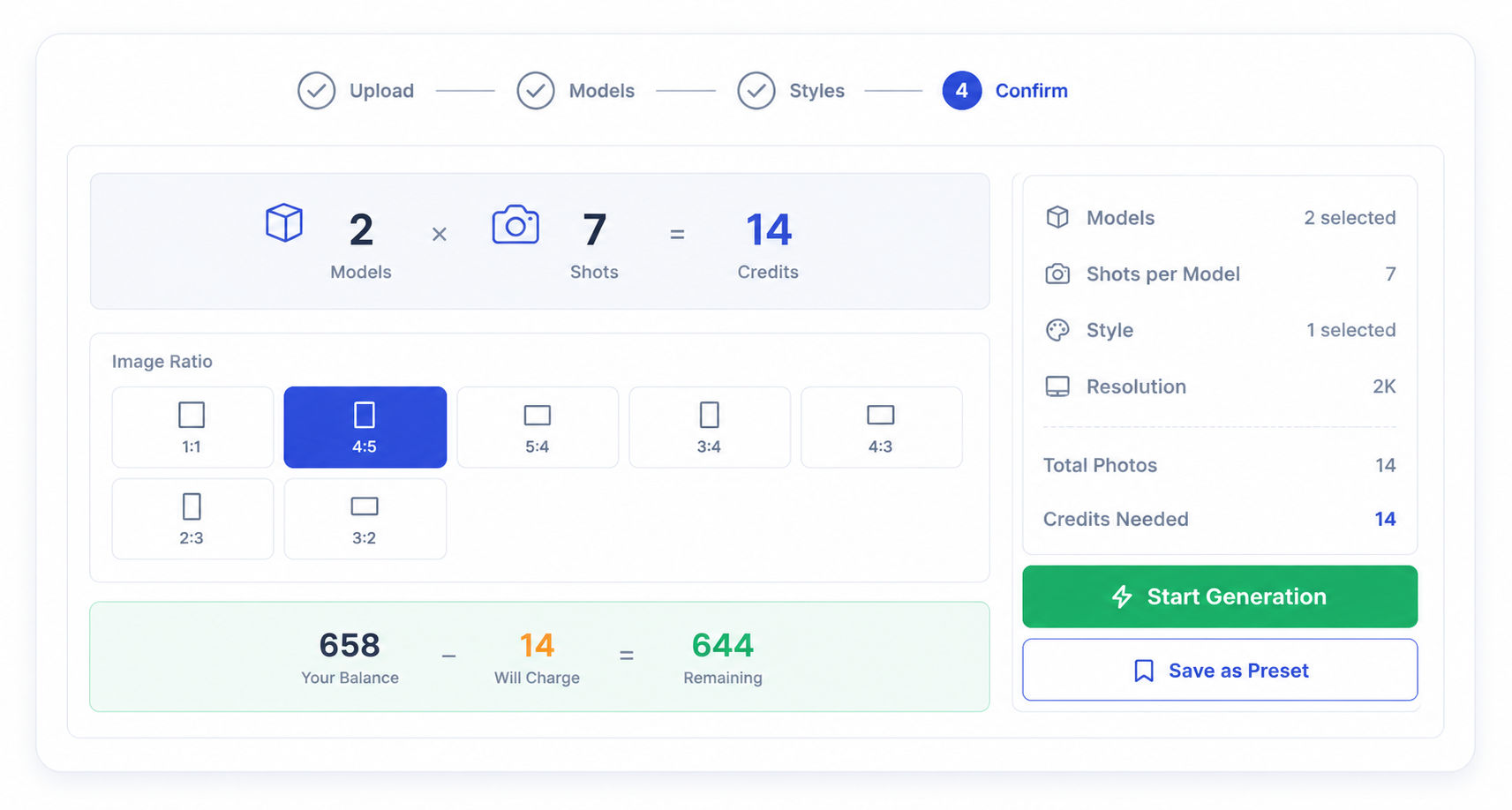 Generate and review
