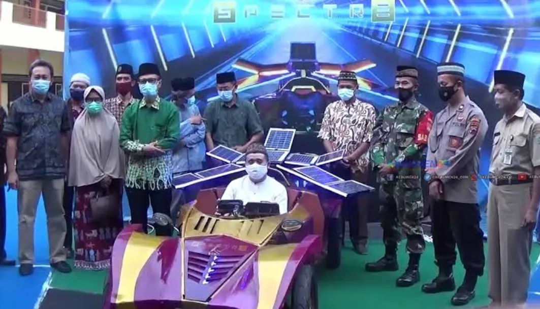 Keren! Inilah Spectre, Mobil Tenaga Surya Buatan Siswa SMA Muhammadiyah Gombong