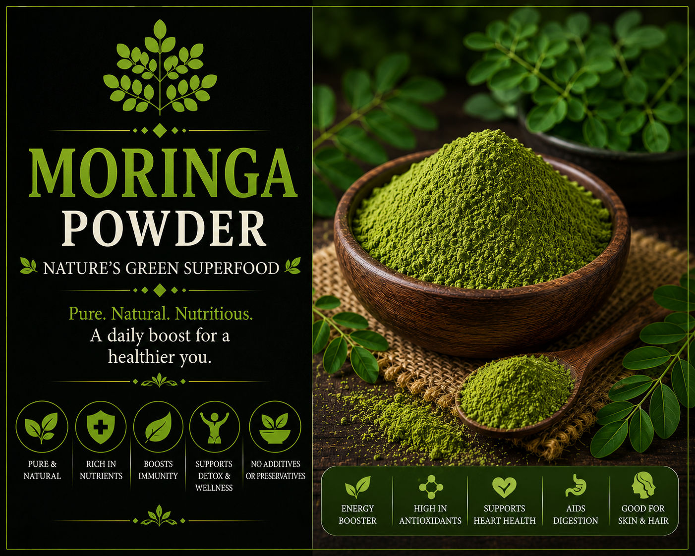 Organic Moringa Powder