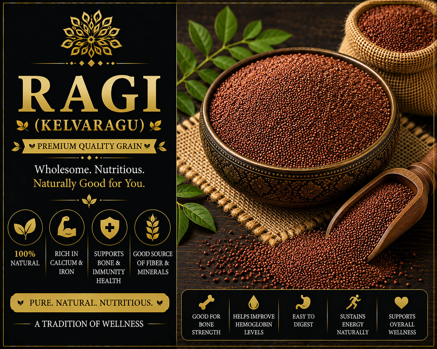 Ragi (Kelvaragu)