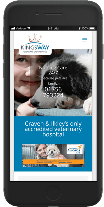 Web Design Yorkshire for Skipton Veterinary Group