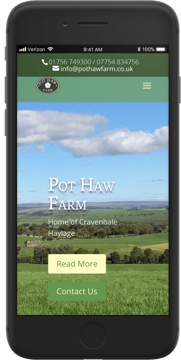 Web Design for North Yorkshire Farm Business