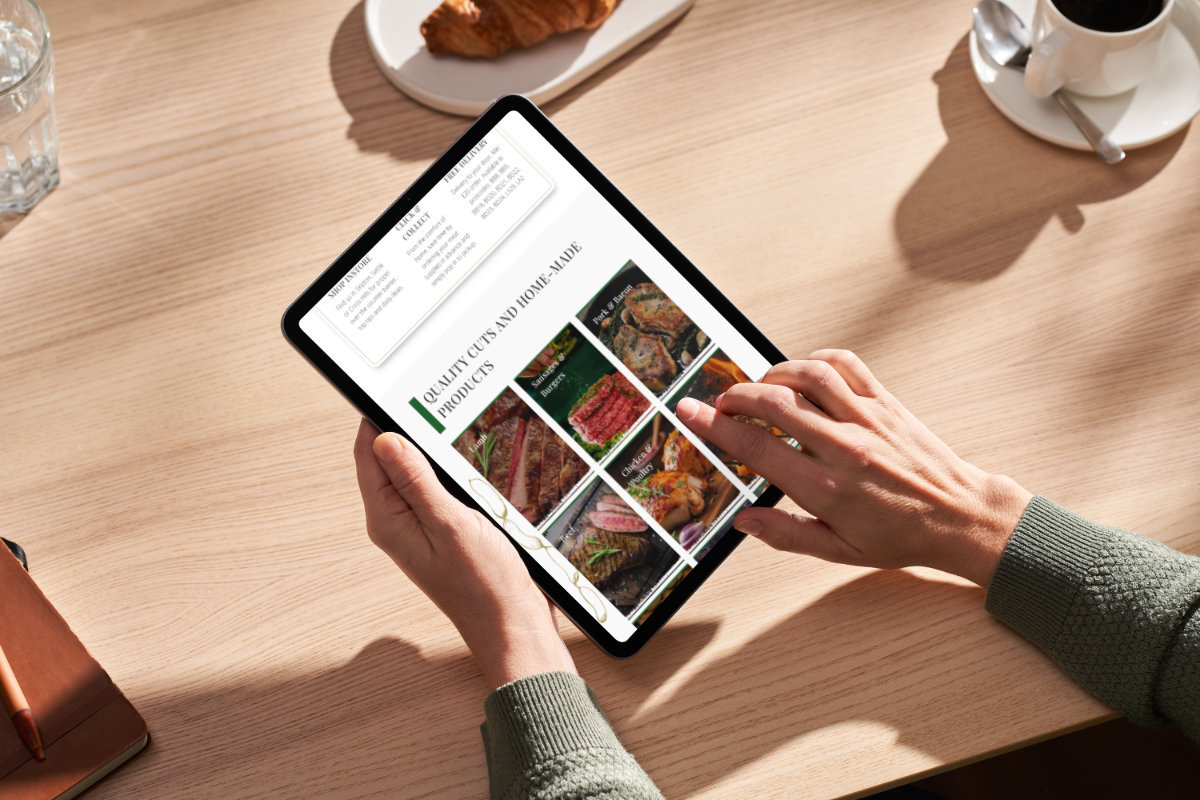 Web Design for Skipton Butchers Shop