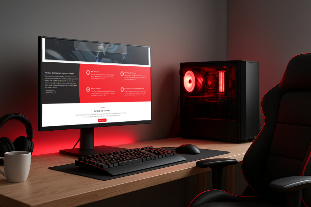 Web Design for Lancashire Manufacturer
