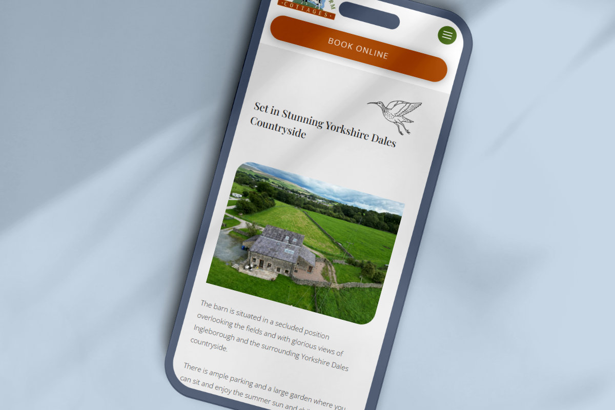 Web Design for Ingleton Holiday Cottages