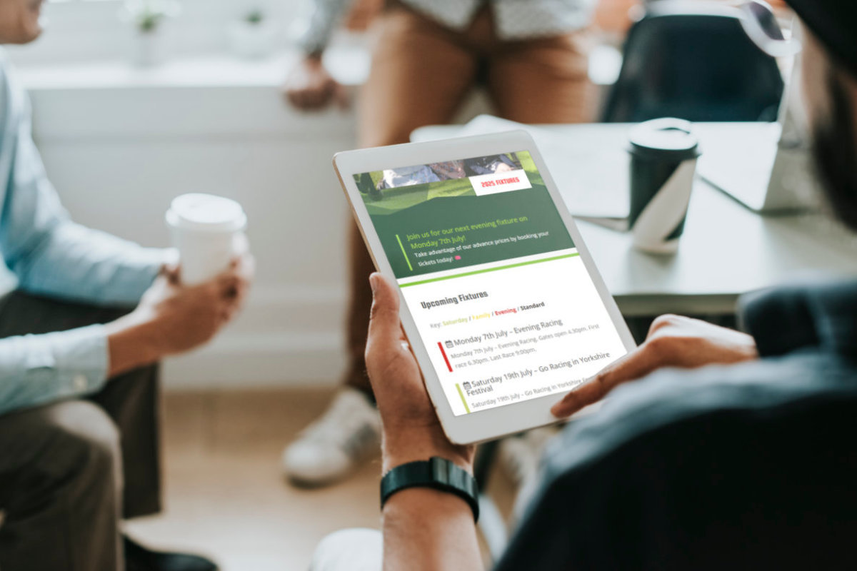 Bespoke Web Design for Ripon Races