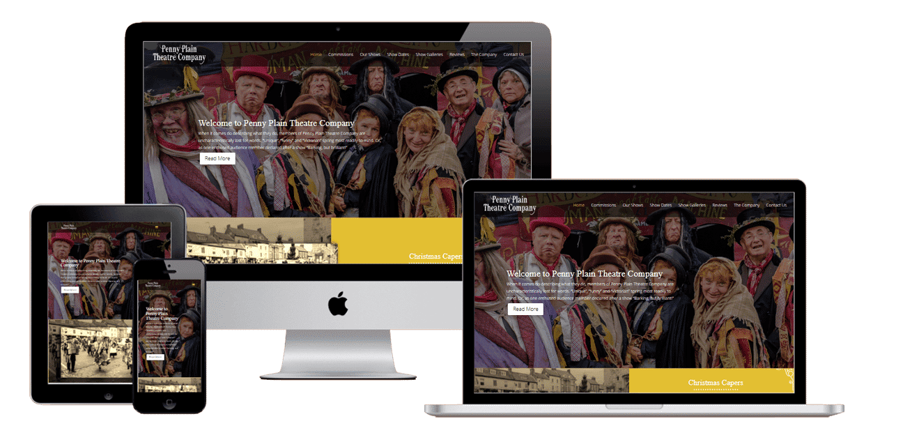 Web Design for North Yorkshire Theatre Company