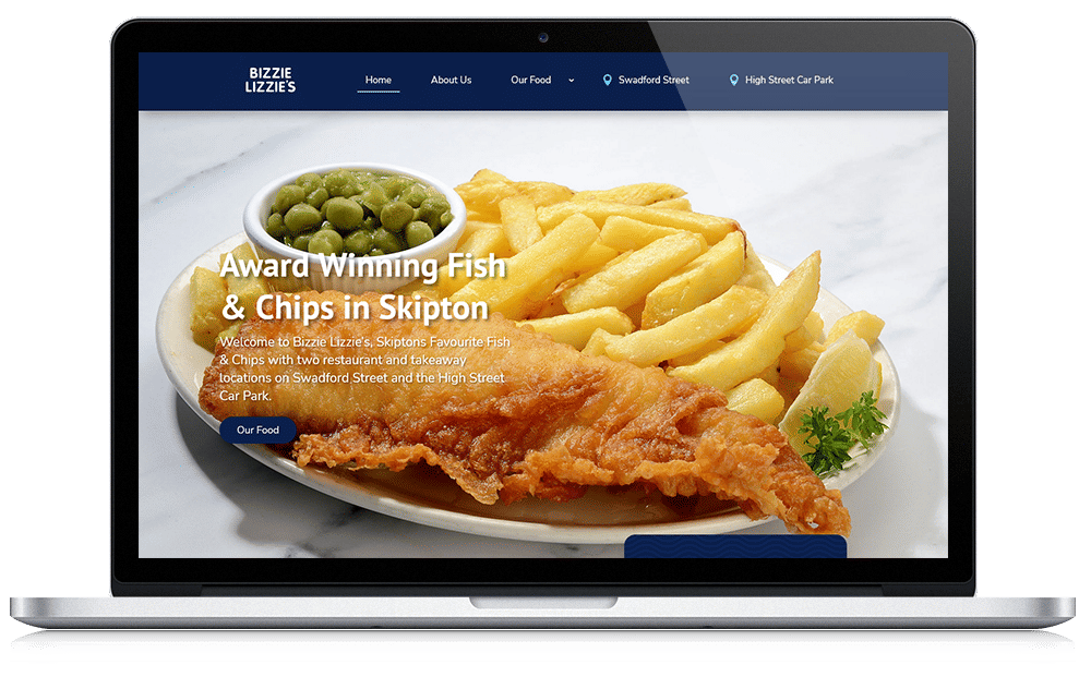 Skipton Web Design for Restaurant & Takeaway