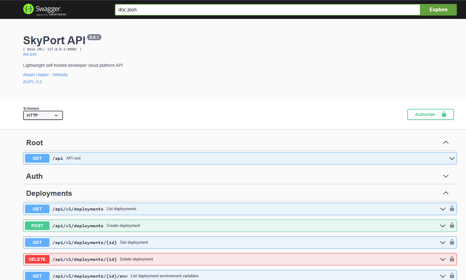Skyport API Docs