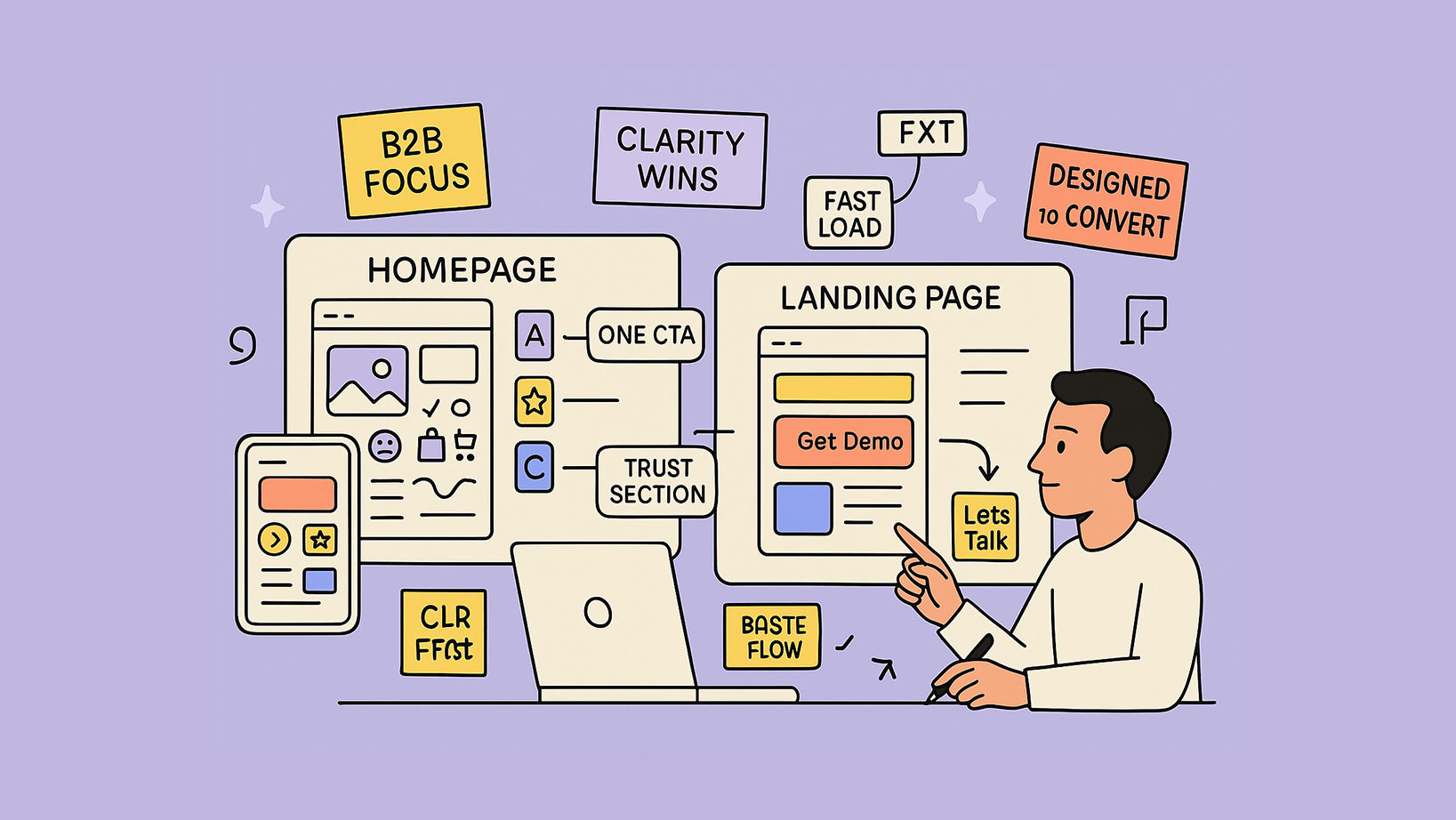 7 Landing Page Design Tips That Drive ROI for B2B SaaS