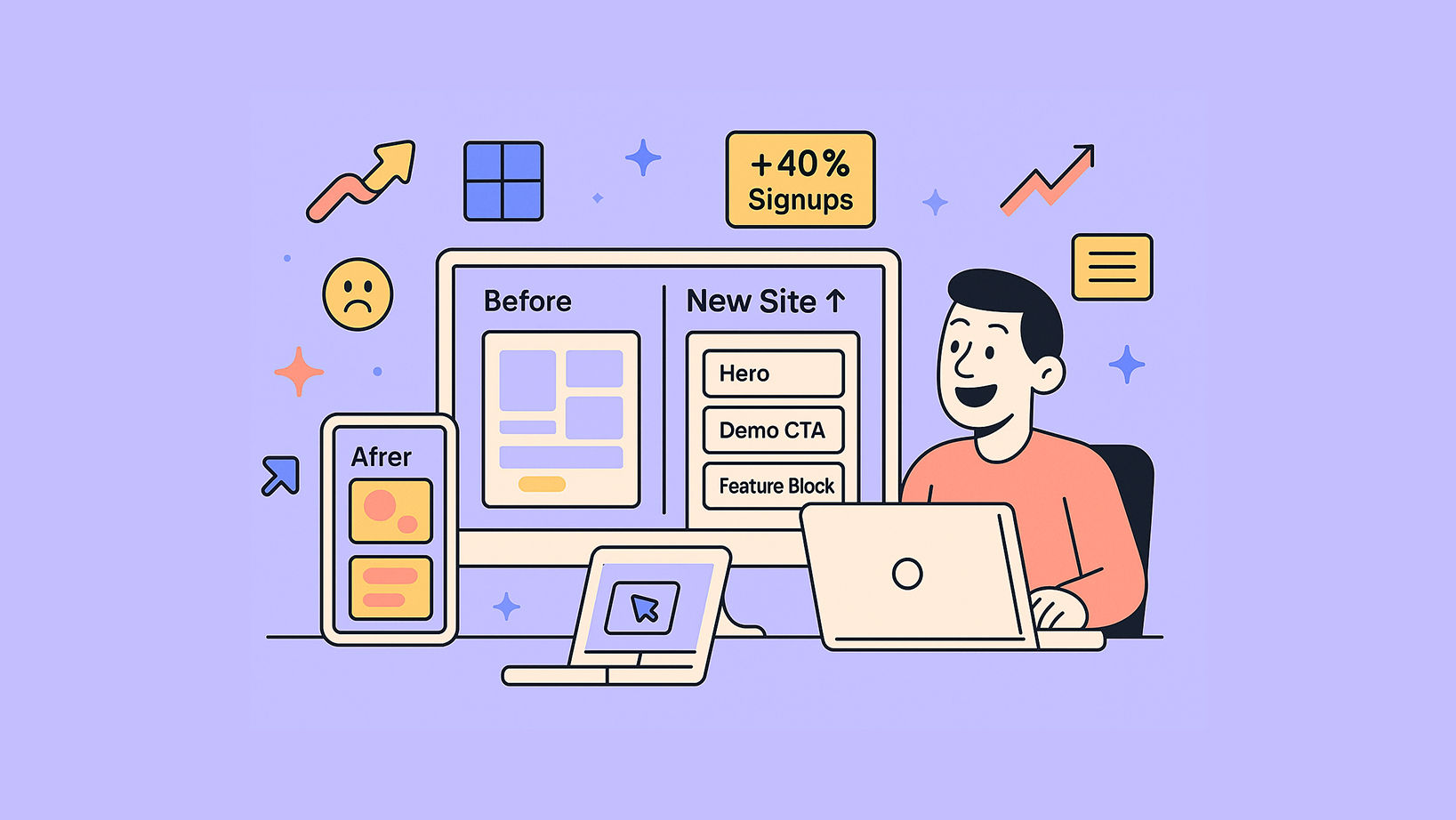 How Our Website Redesign Helped a SaaS Brand Boost Demo Signups by 40%