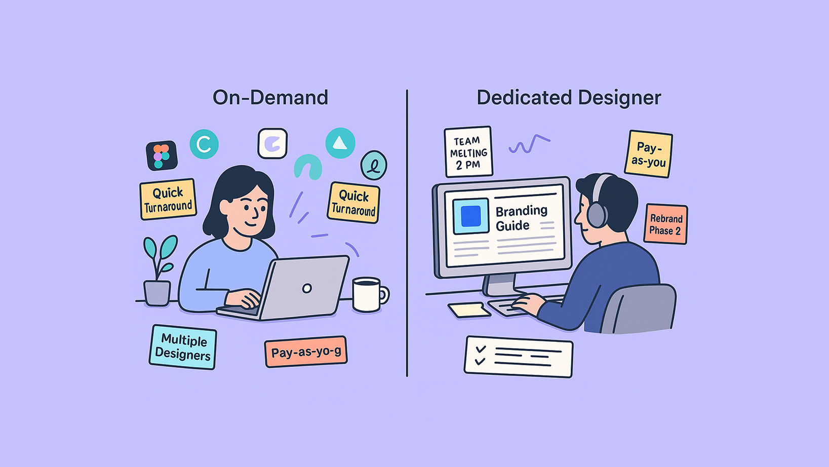 On-Demand vs Dedicated Designers