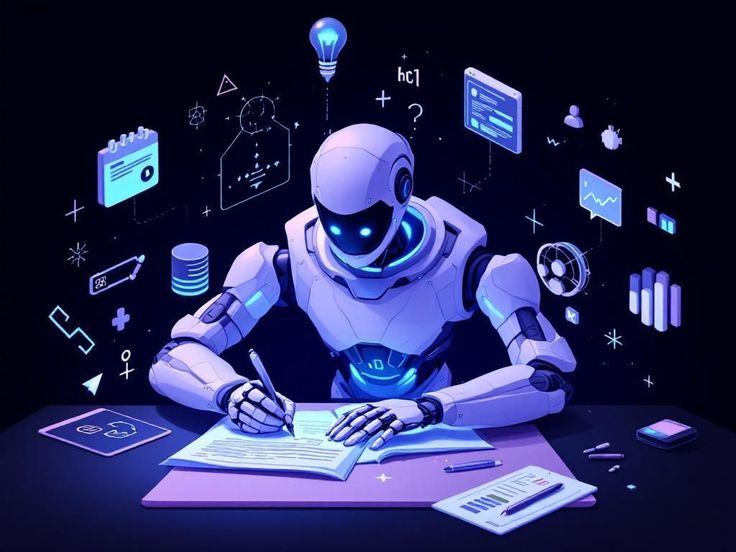 AI solving math problem step by step