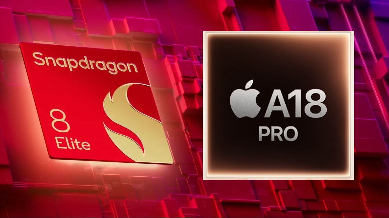 Benchmark chart Snapdragon 8 Elite vs Apple A18 Pro