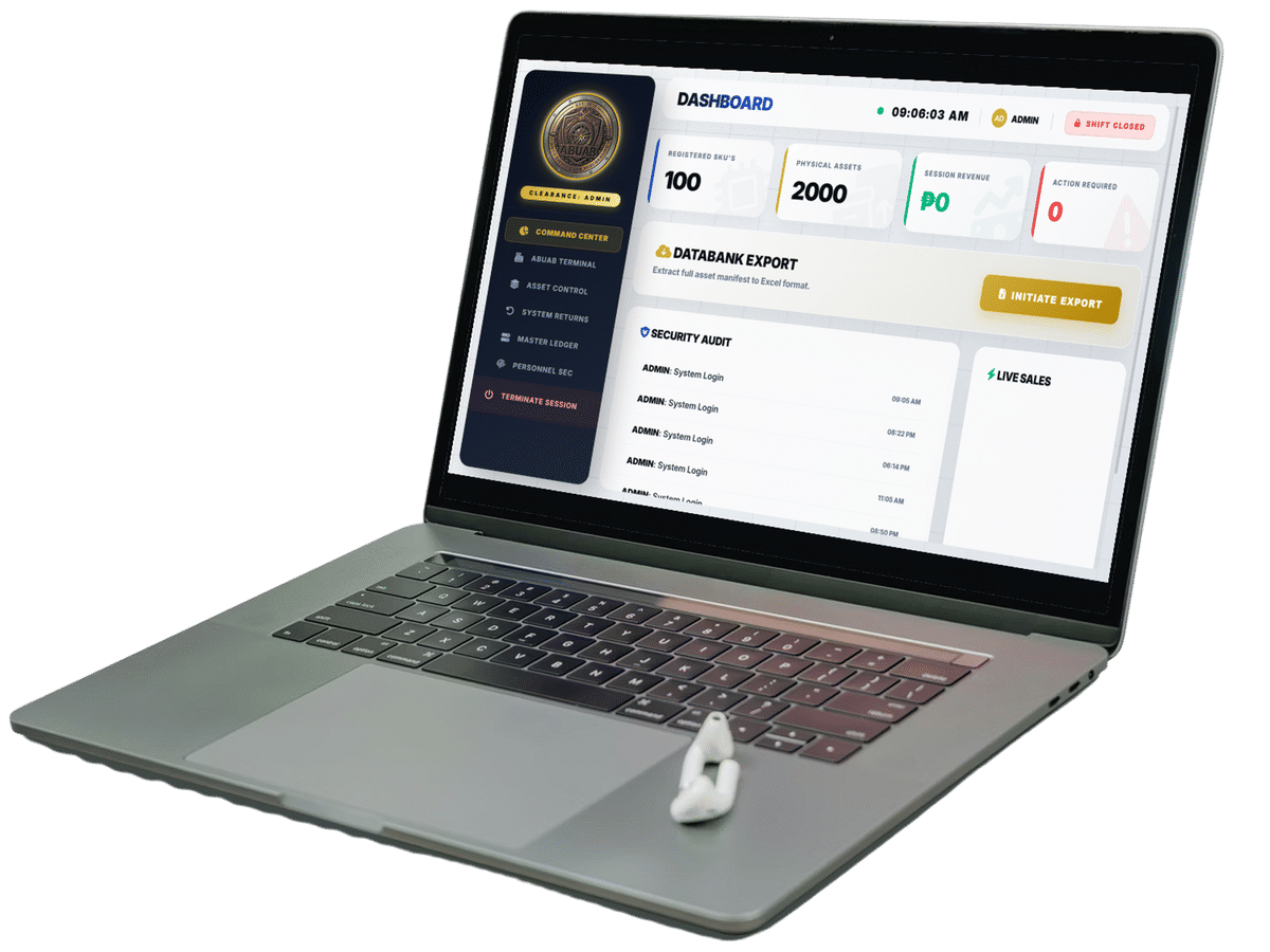 POS System Mockup