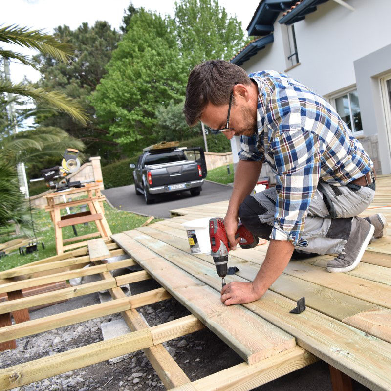 Patio decking Replacement (cost per m2)