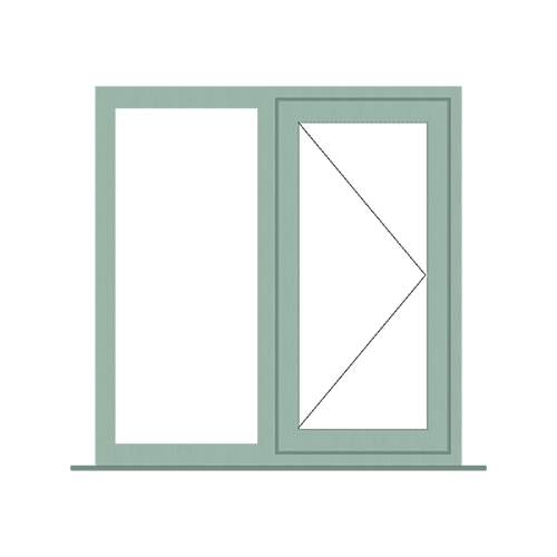 Double Panel UPVC Window