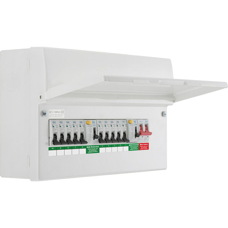 80AMP Consumer Unit (1-10  ways) Replacement