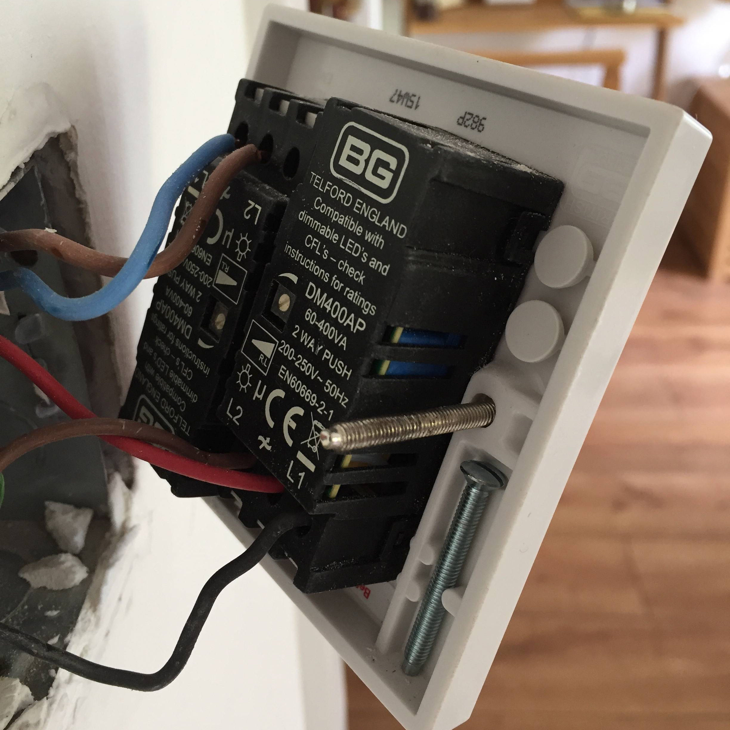1,2 Gang 2-way Dimmer Switch Replacement