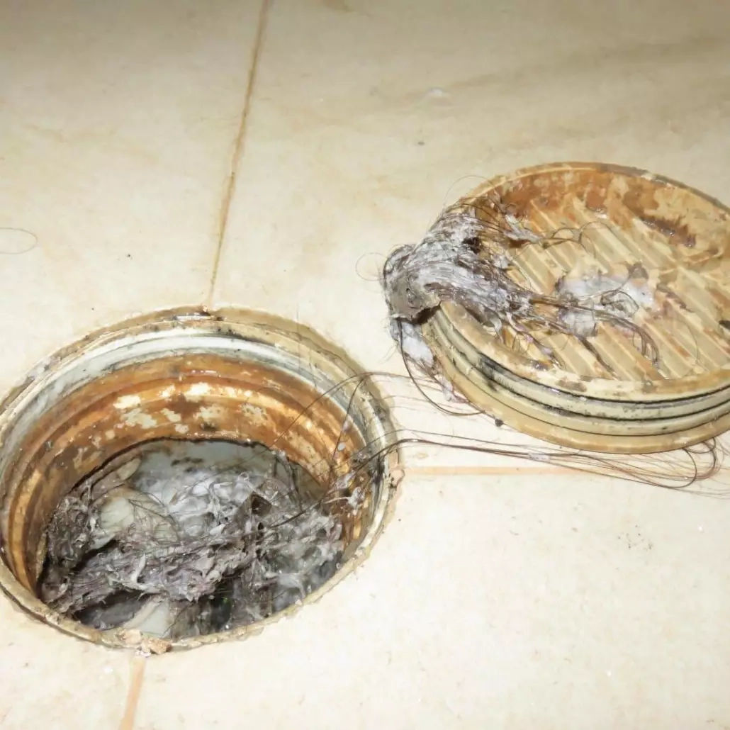 Shower Drain Blockage