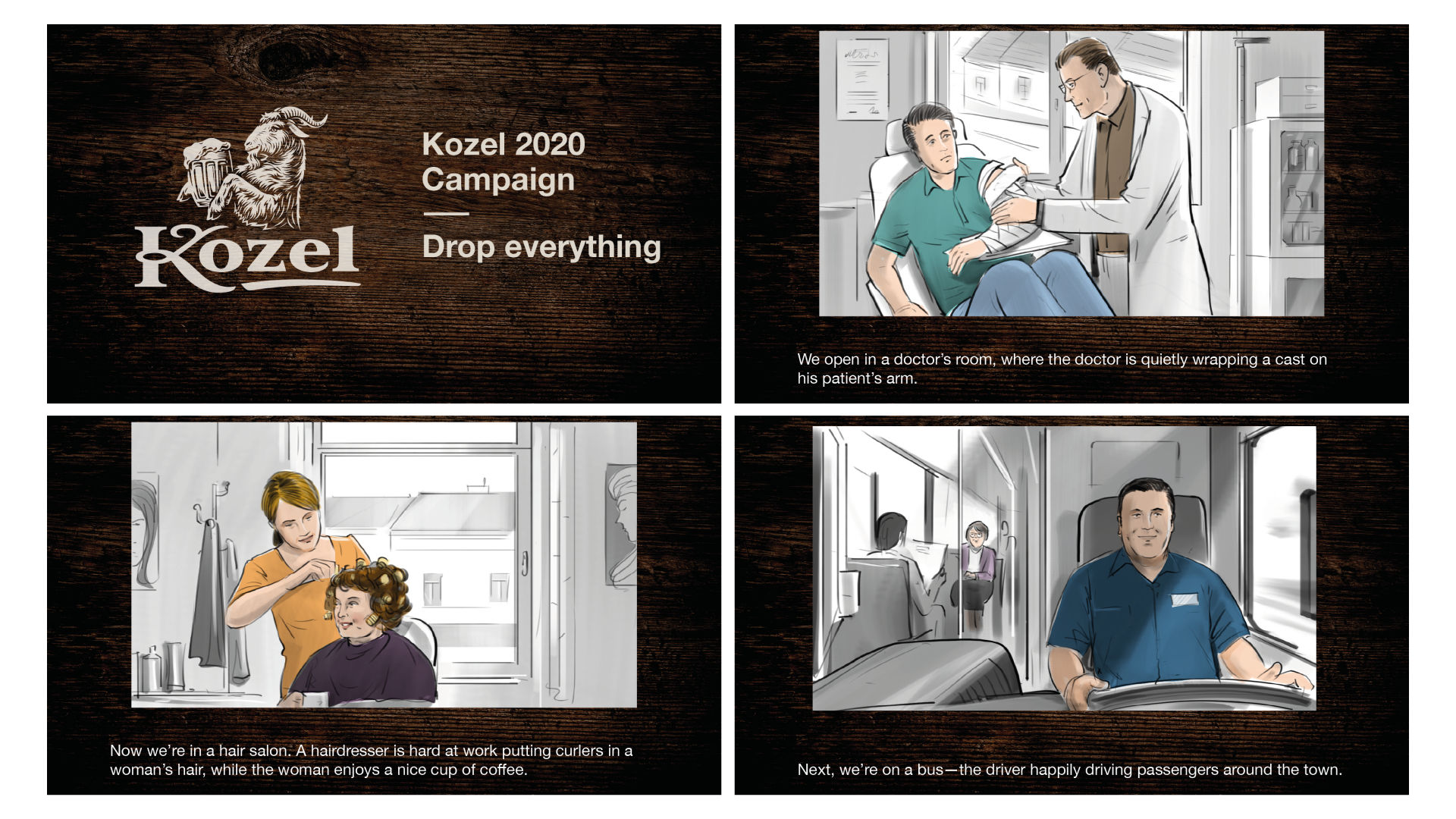 Kozel beer company TV Commercial visual 1