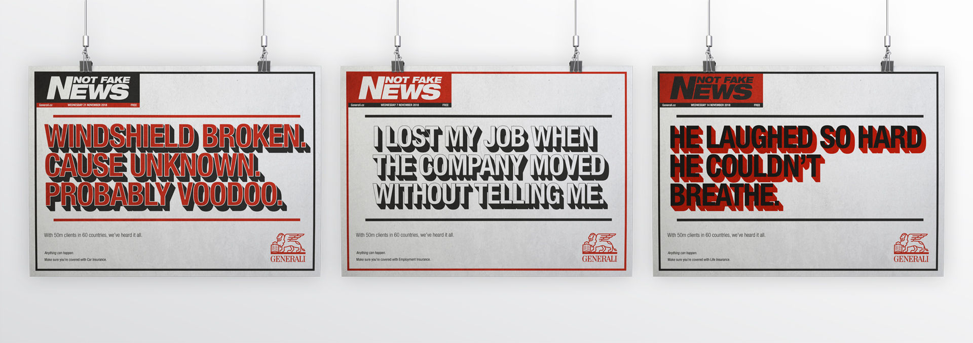 Generali insurance company Campaign visual 2
