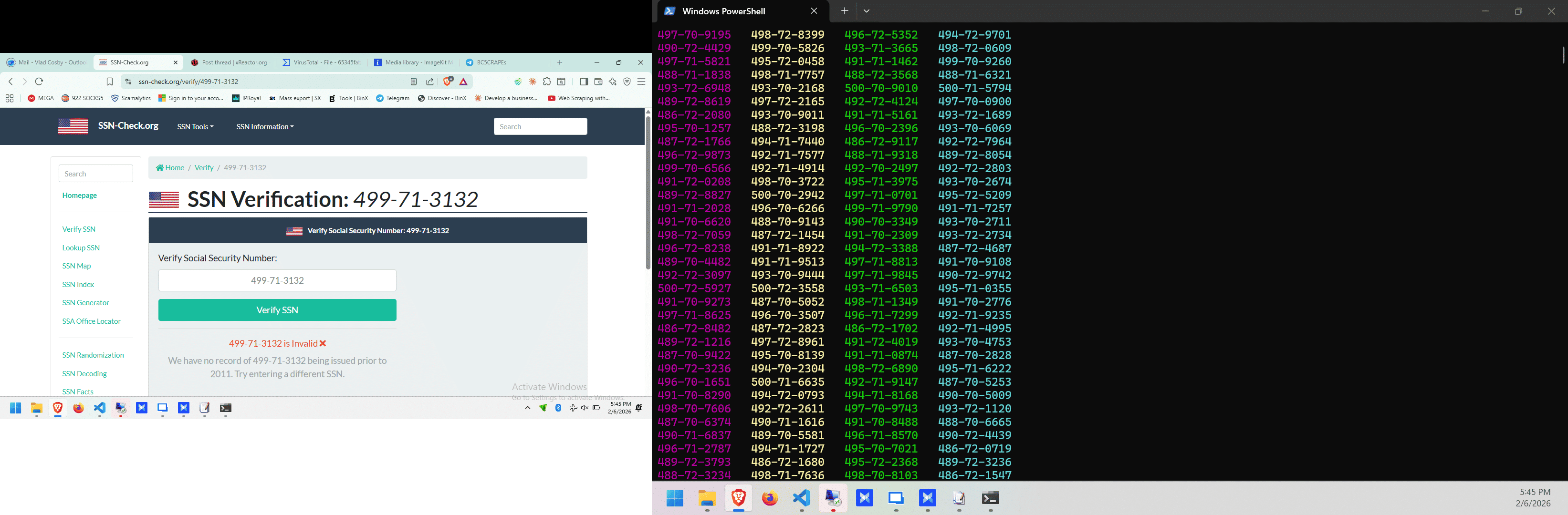 Giveaways - SSN INVALID GENERATOR for CPN | xReactor.org - Above ...
