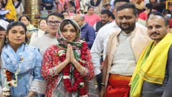 Bhumi Pednekar seeks blessings at Mahakaleshwar Temple, Ujjain; see pics 