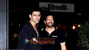 Photos: Kartik Aaryan and Kabir Khan snapped at BKC