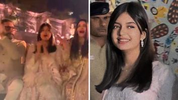 Aishwarya Rai Bachchan, Aaradhya, Abhishek Bachchan groove to dhol beats at Anant Ambani – Radhika Merchant’s pre-wedding bash; Amitabh Bachchan, Jaya, Navya attend