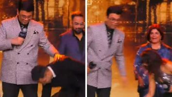 Amazon Prime Video event: Citadel Honey Bunny actors Varun Dhawan and Samantha Ruth Prabhu touch Karan Johar’s feet
