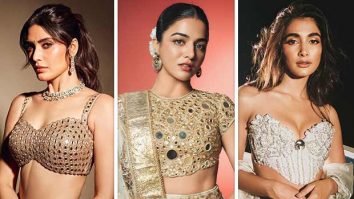 Shimmer is the new trend this Diwali as Karishma Tanna, Rasha Thadani, Pooja Hegde and Wamiqa Gabbi nailed their unique lehenga